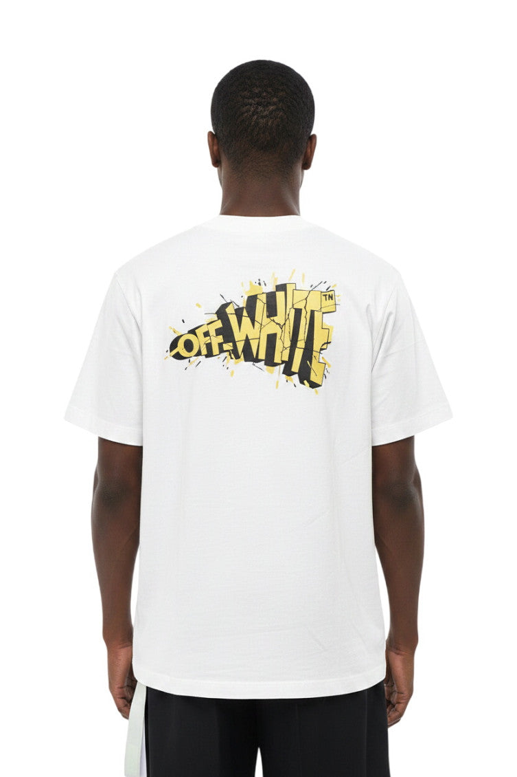 White Crew Neck T-Shirt 2