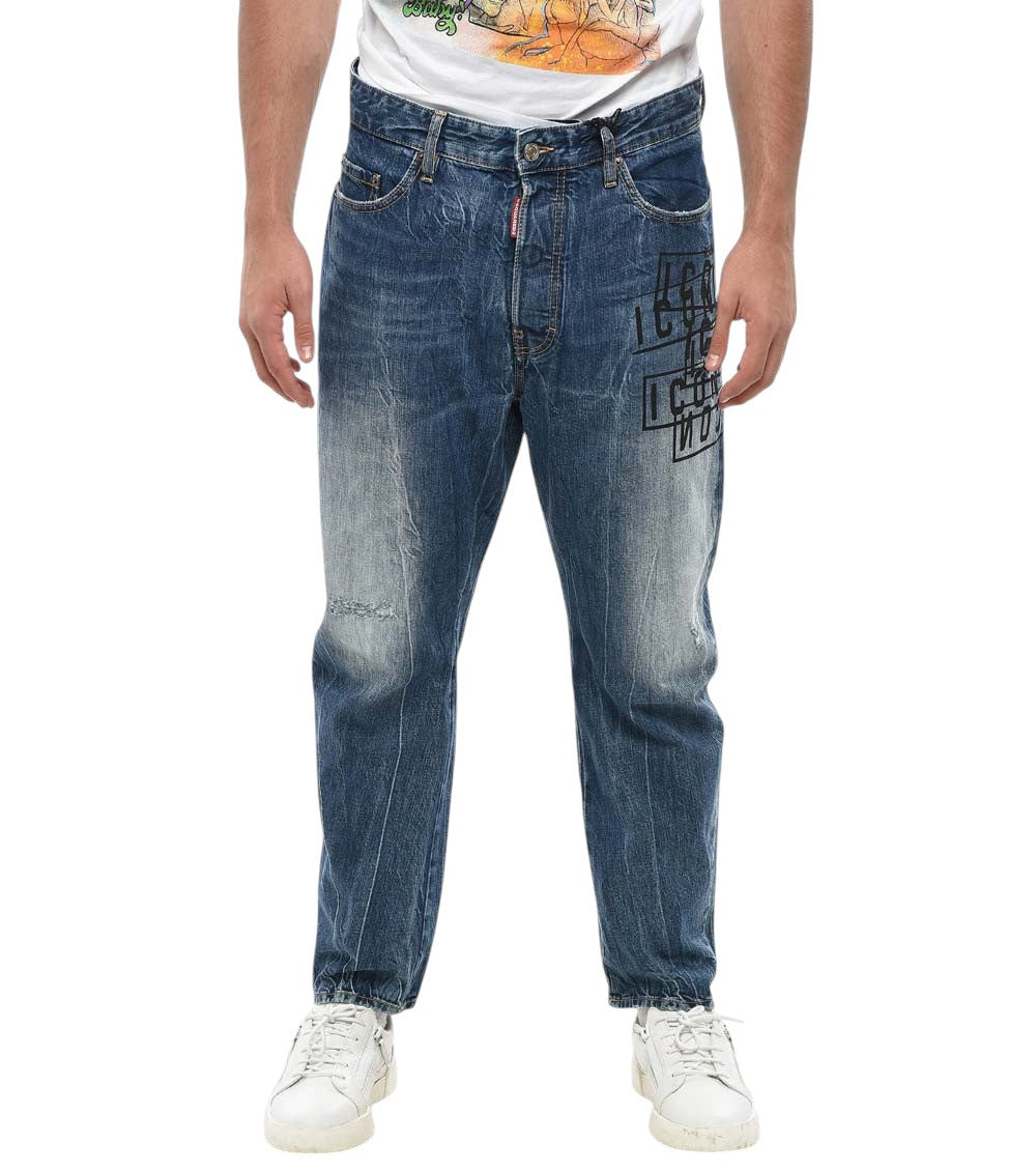 Navy Blue Regular Jeans 1