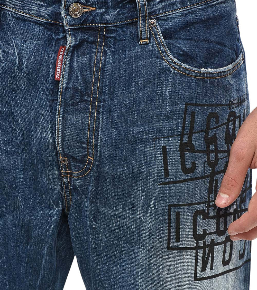 Navy Blue Regular Jeans 3