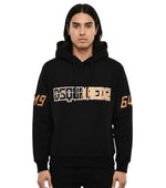 Black Graphic Logo Hoodie 1