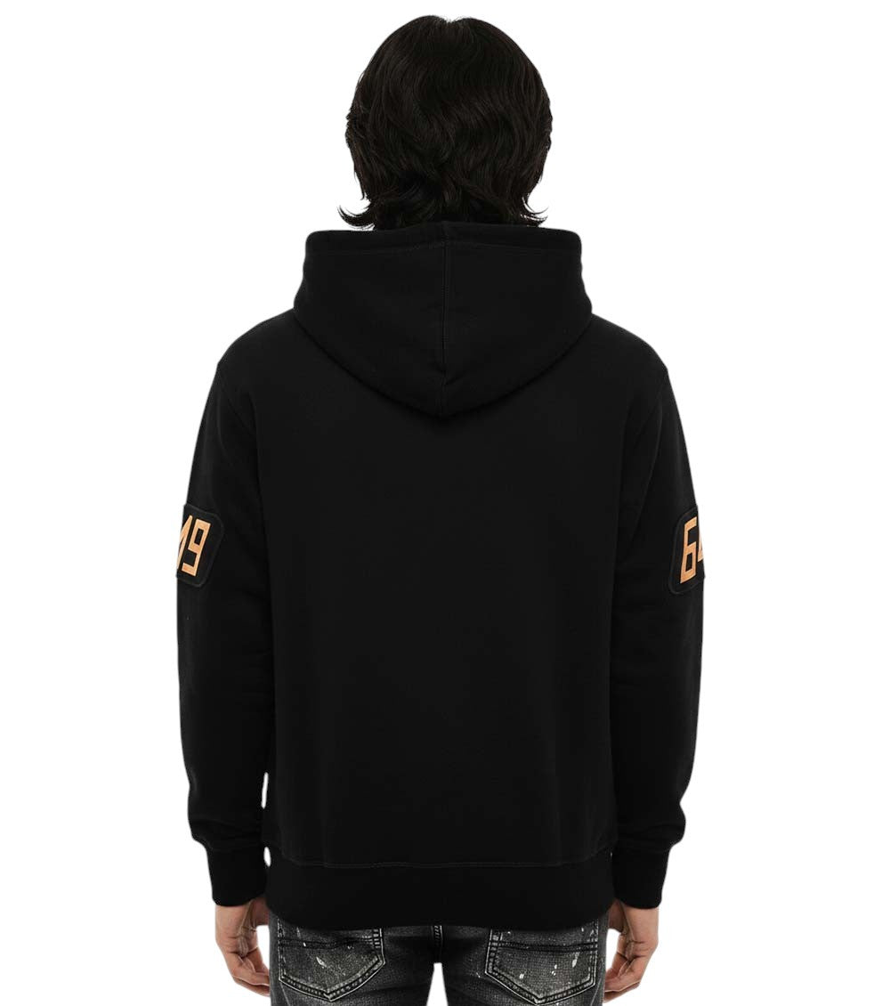 Black Graphic Logo Hoodie 2