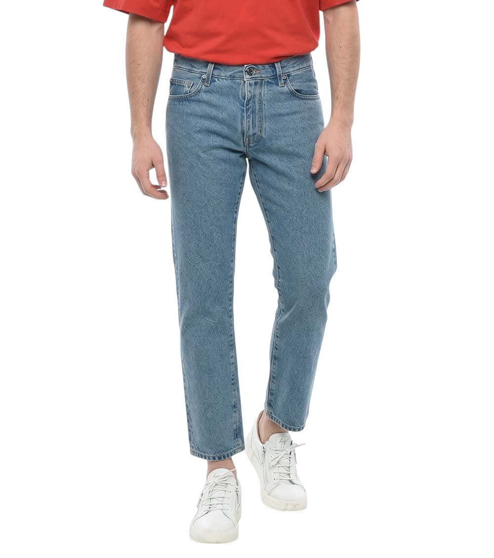 Light Blue Mid Rise Jeans 1