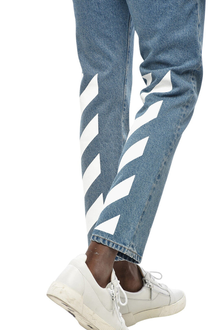 Light Blue Mid Rise Jeans 3
