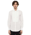 White Slim Tuxedo Shirt 1