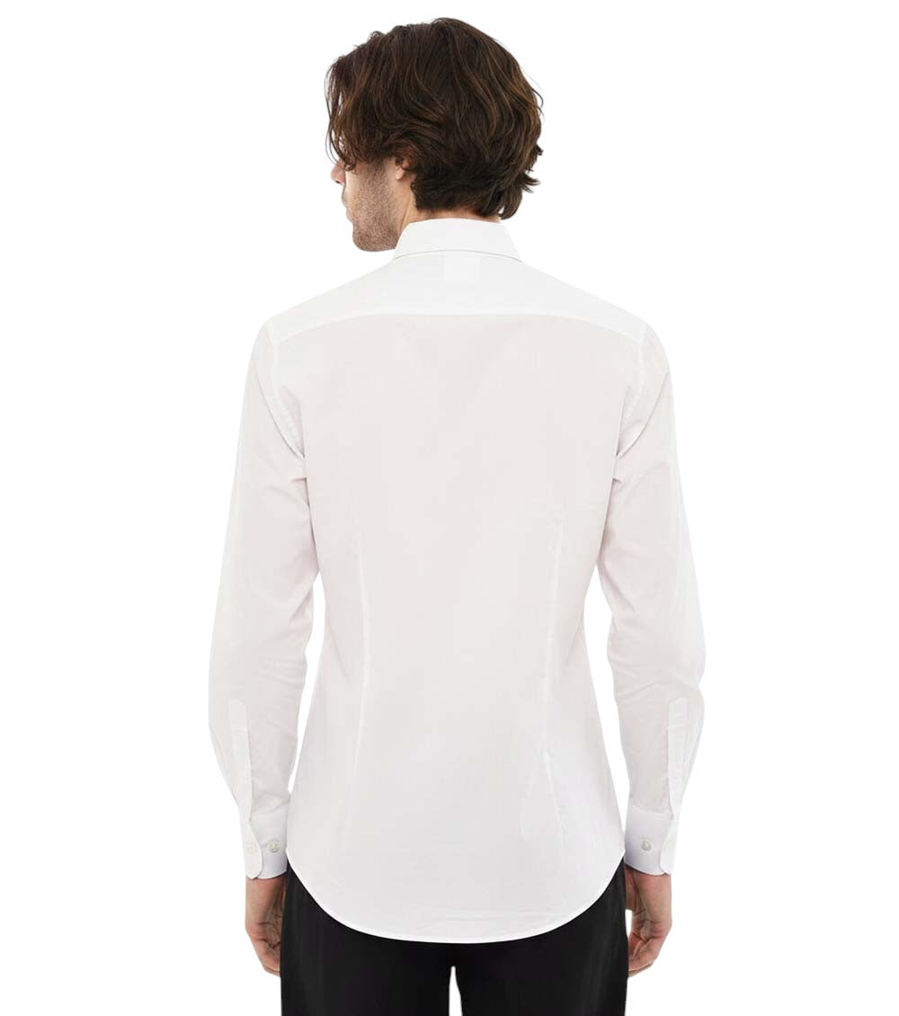 White Slim Tuxedo Shirt 2