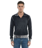 Blue Regular Polo Sweater 1