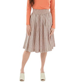 Multicolor Printed Knee Length Skirt 1