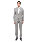 Grey Notched Lapel Suit 1