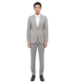 Grey Notched Lapel Suit 1