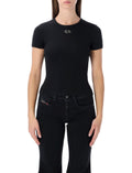 Black Cotton Logo T-shirt 1