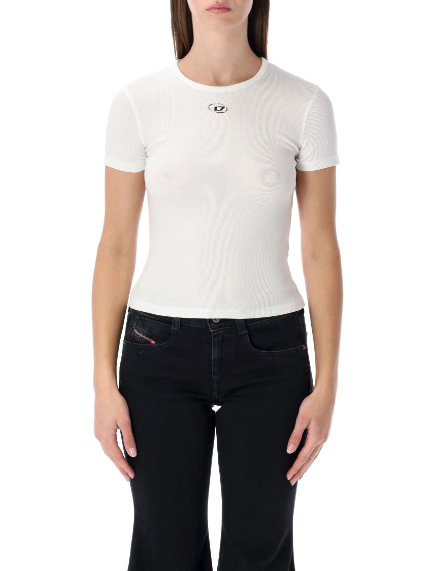 White Cotton Logo T-shirt 1
