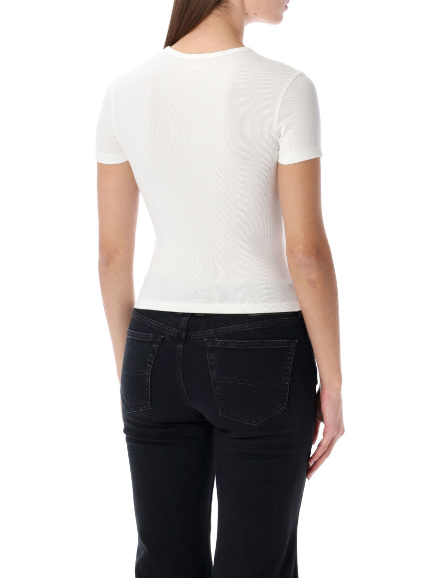 White Cotton Logo T-shirt 2