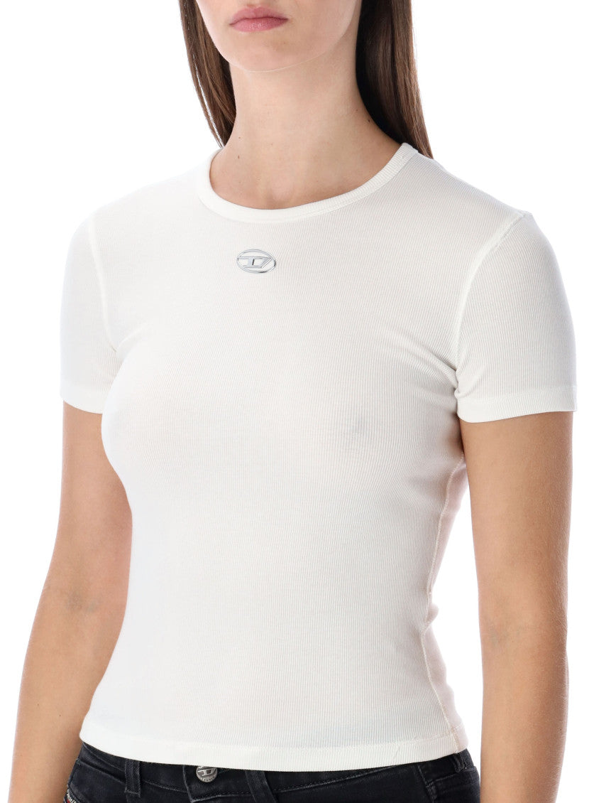 White Cotton Logo T-shirt 3