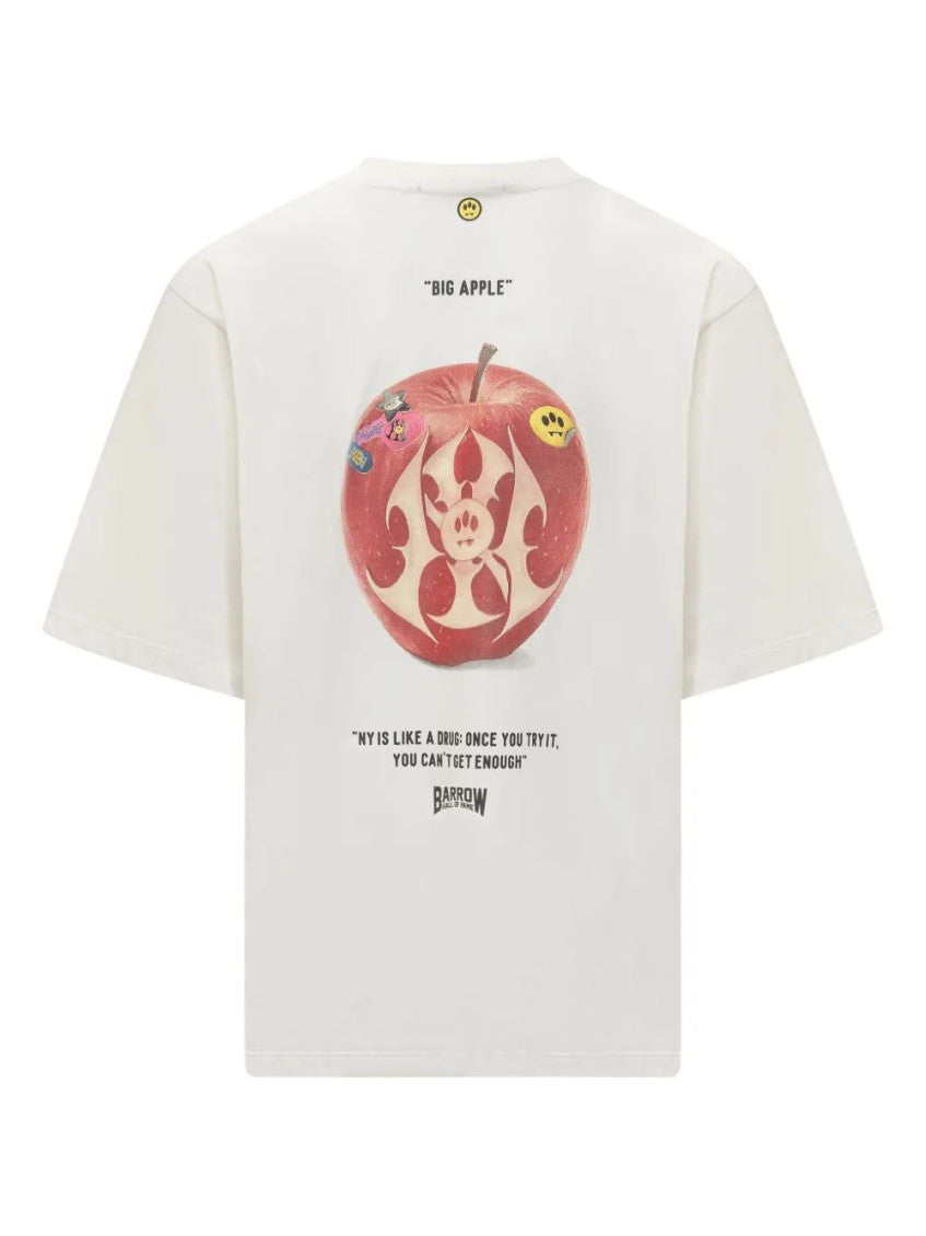 Off White Crewneck Printed T-Shirt 3