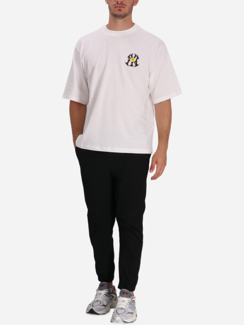 Off White Crewneck Printed T-Shirt 5