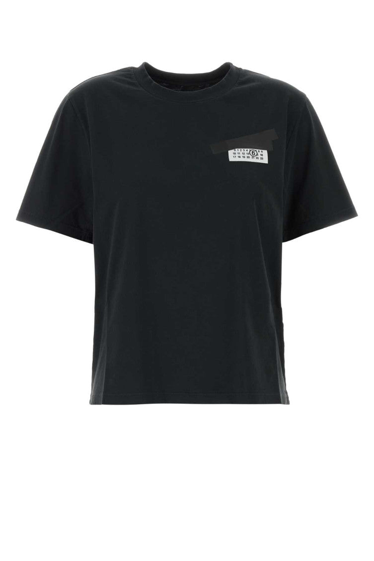 Black Cotton T-Shirt 1