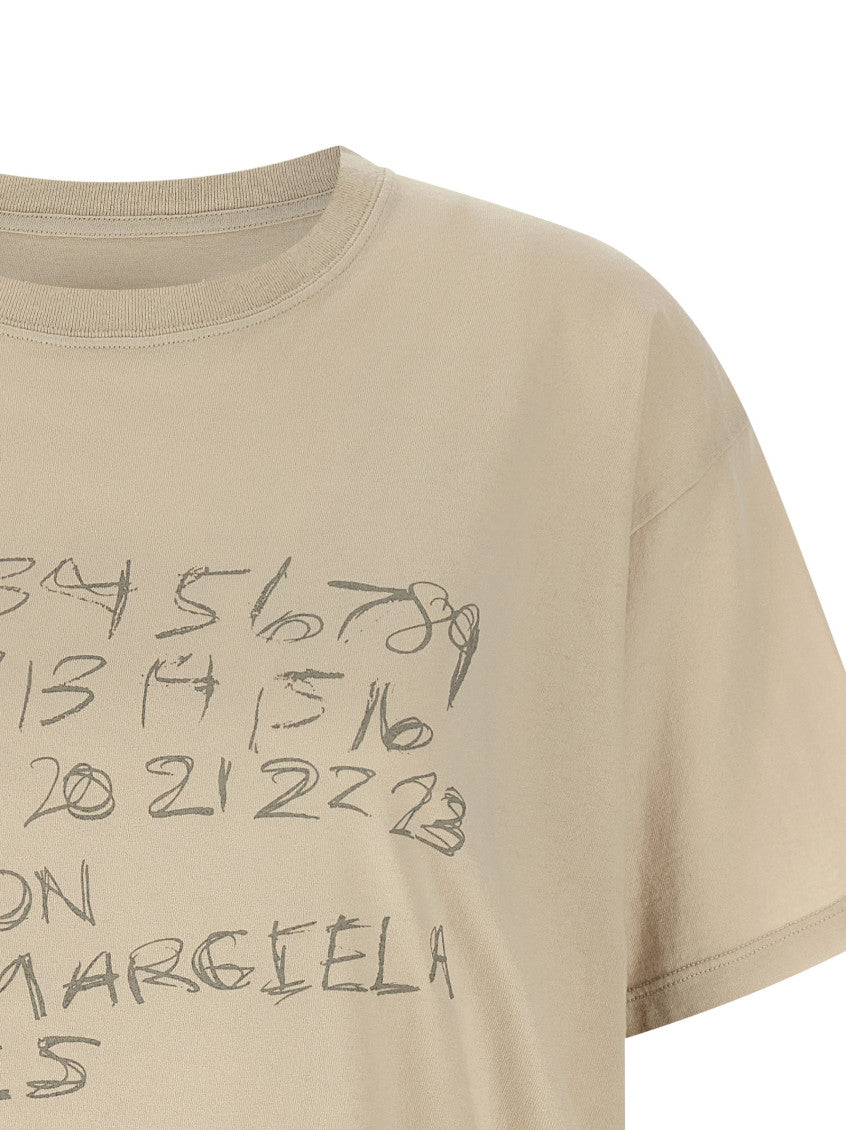 Beige Printed T-Shirt 3