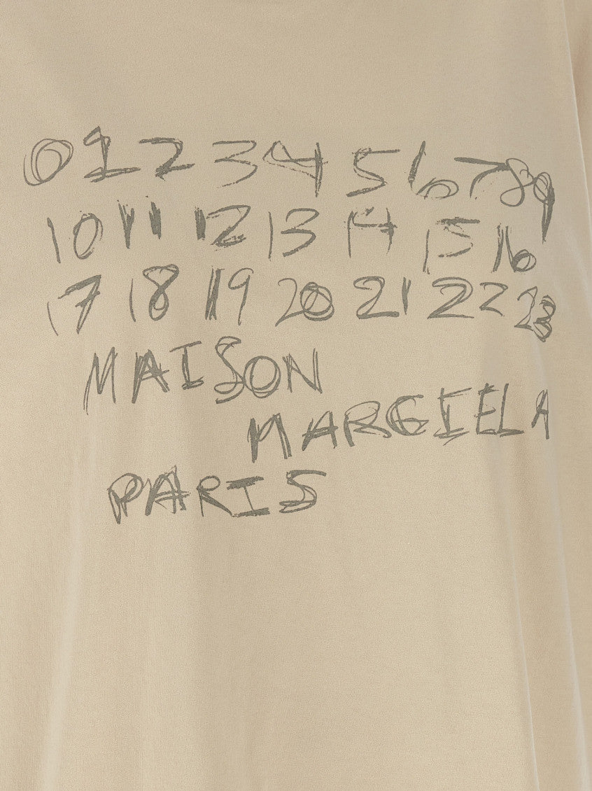 Beige Printed T-Shirt 4
