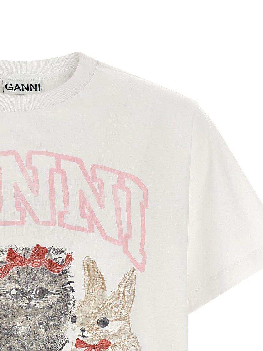 White Printed T-Shirt 3