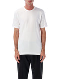 White Crewneck Back Logo T-Shirt 1