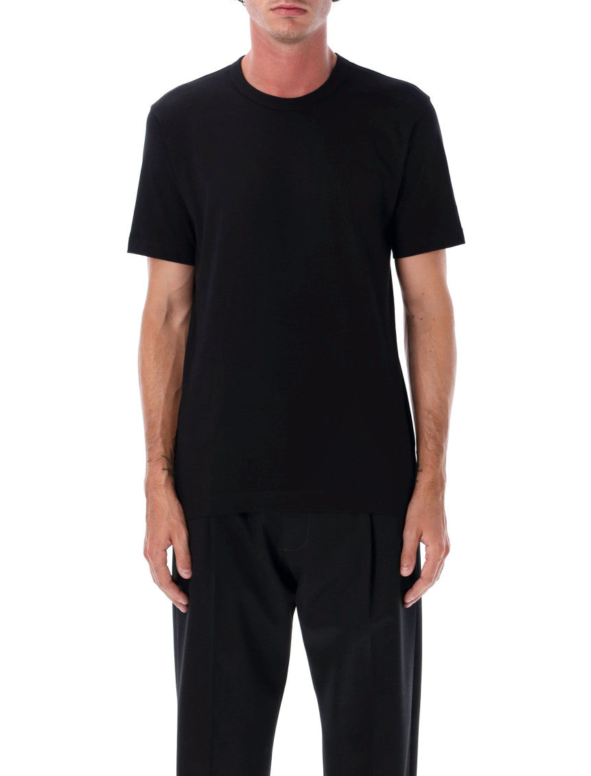 Black Crewneck Back Logo T-Shirt 1