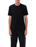 Black Crewneck Back Logo T-Shirt 1