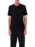 Black Crewneck Back Logo T-Shirt 1