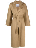 Brown Double-Breasted Trench Coat 1
