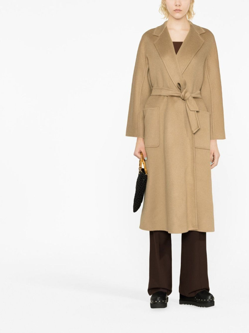 Brown Double-Breasted Trench Coat 2