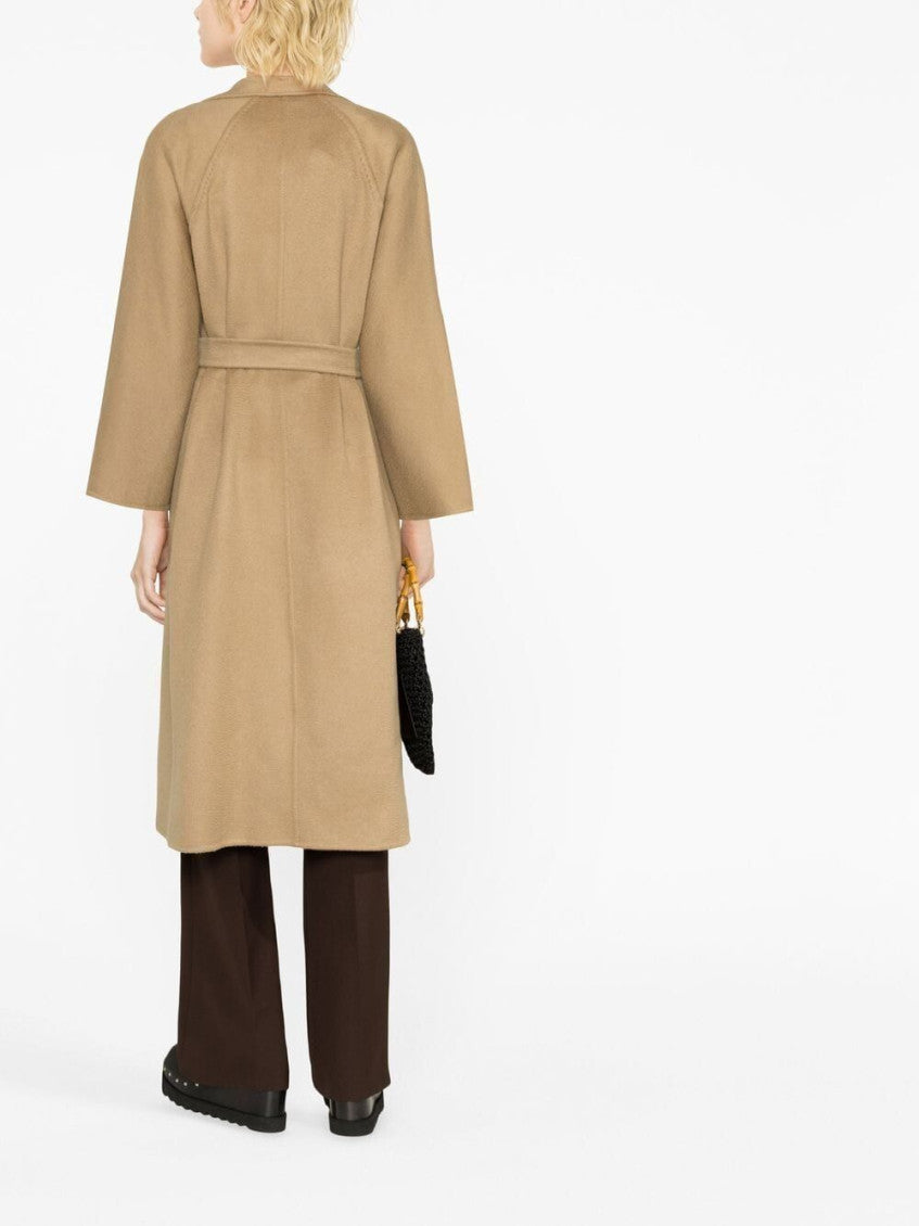 Brown Double-Breasted Trench Coat 4