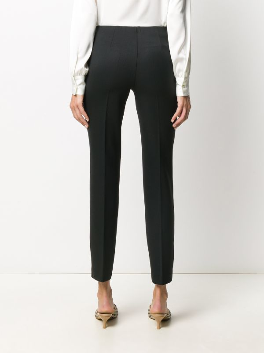 Dark Blue Tapered Leg Trousers 3