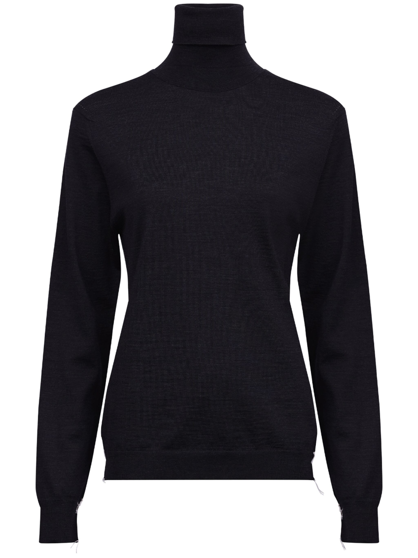Black Wool Sweater 1