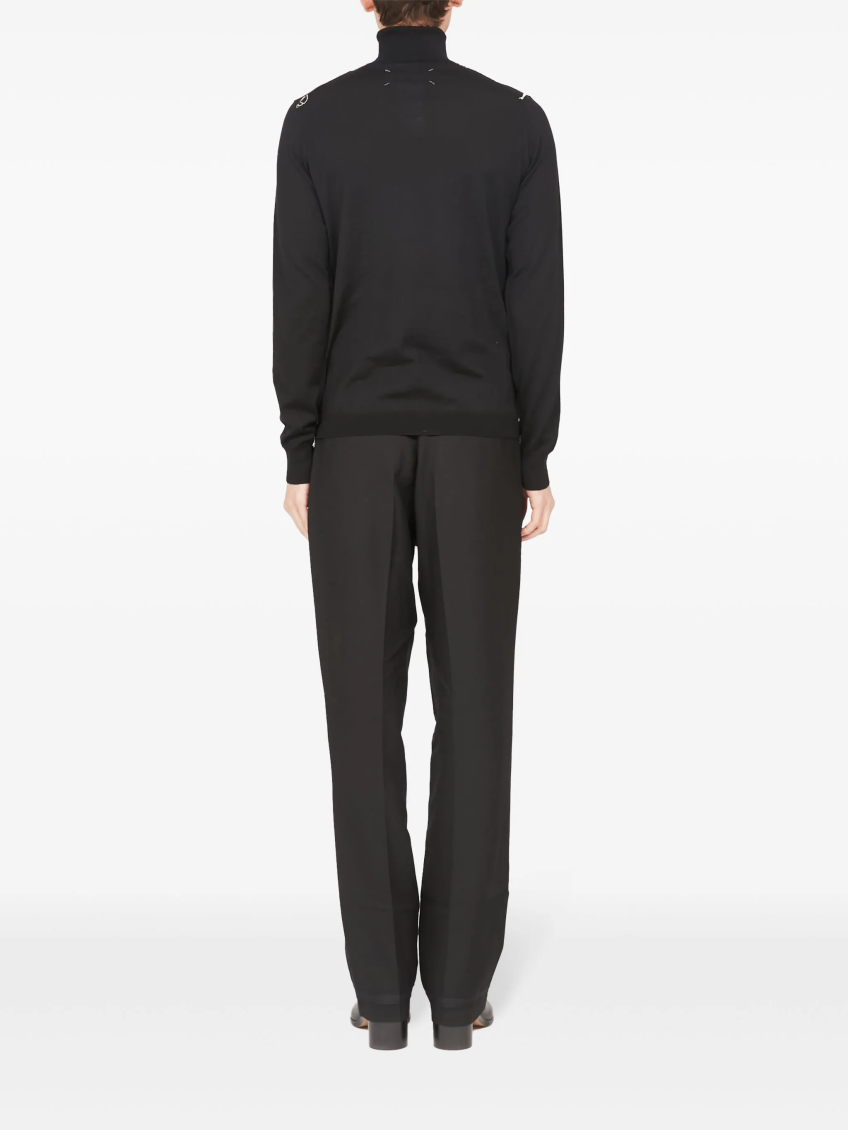 Black Wool Sweater 4