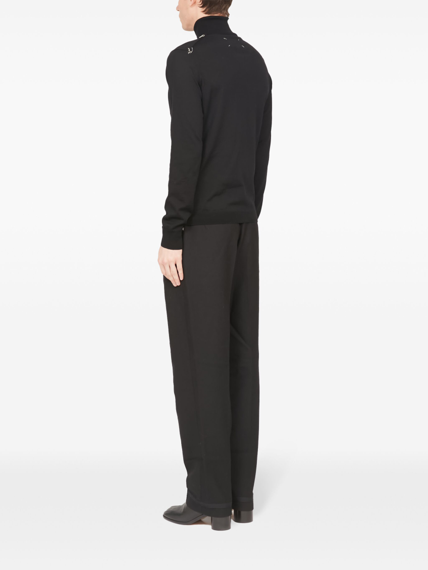 Black Wool Sweater 5