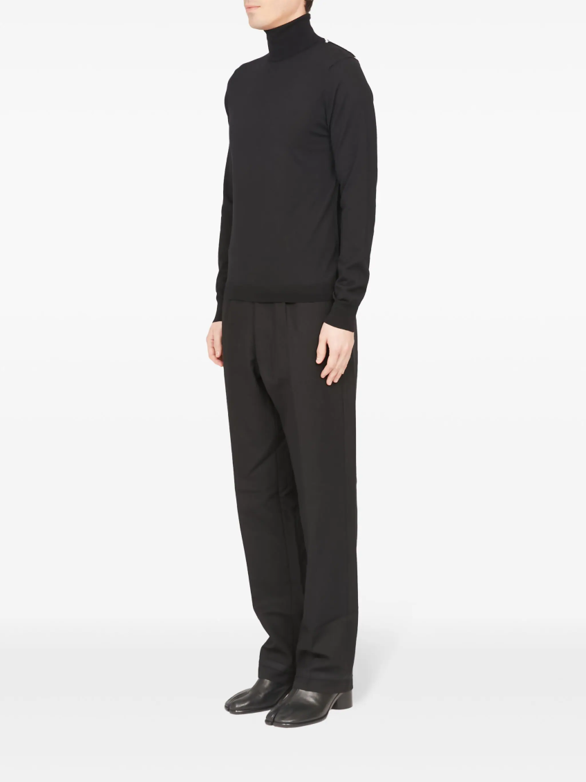 Black Wool Sweater 6
