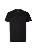 Black Cotton Slim Fit T-shirt 1