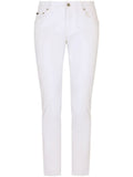 White Slim Fit Jeans 1