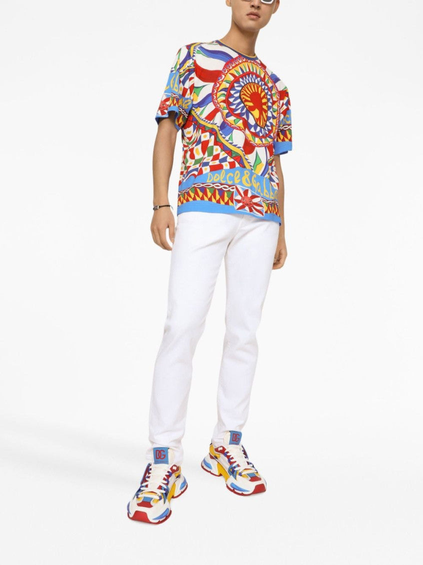 White Slim Fit Jeans 3