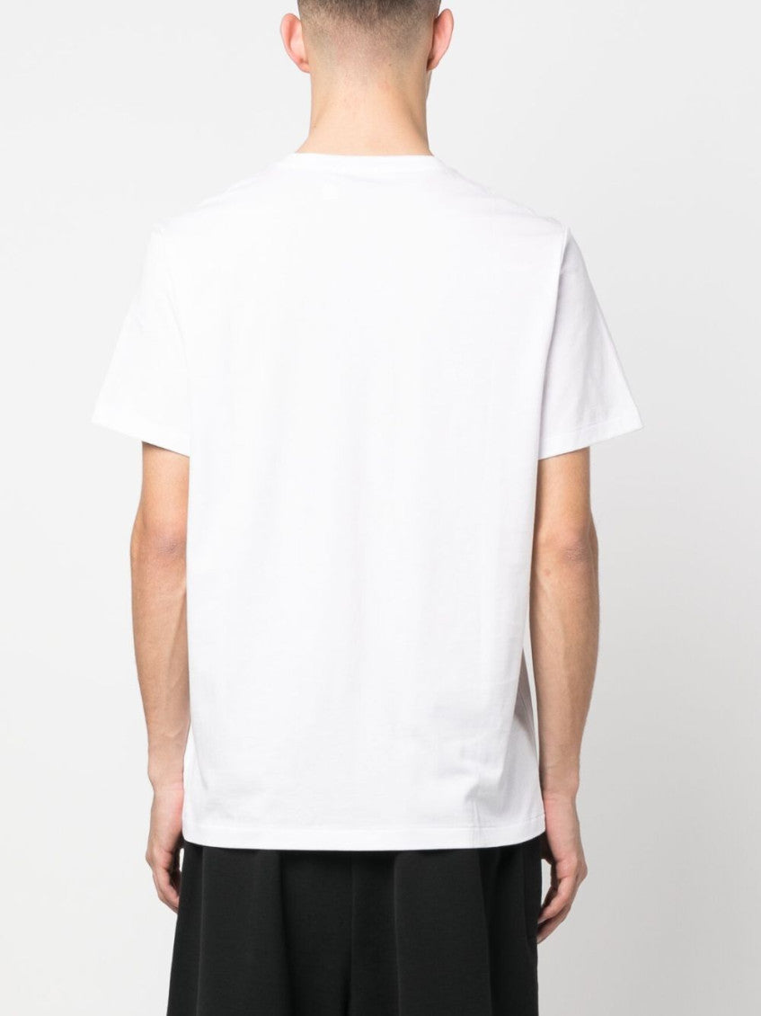 White Logo Print T-Shirt 3