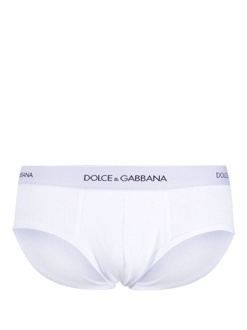 White Logo Waist Brief 1