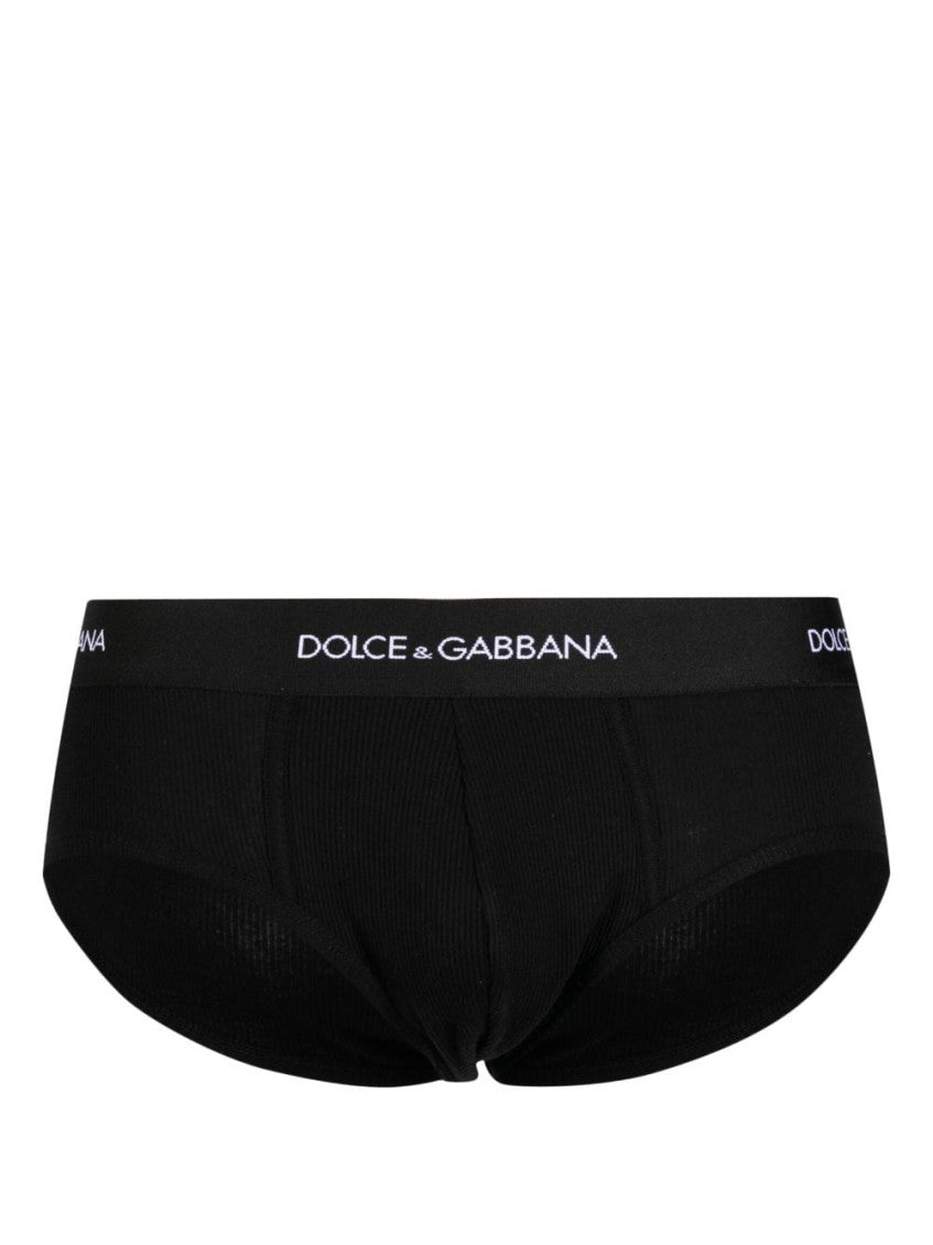 Black Logo Set Of Briefs 1