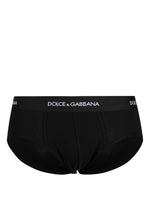 Black Logo Set Of Briefs 1