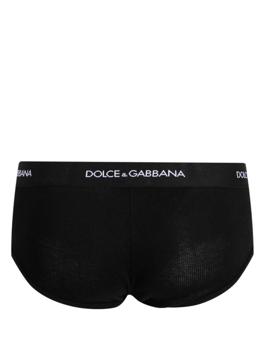 Black Logo Set Of Briefs 2
