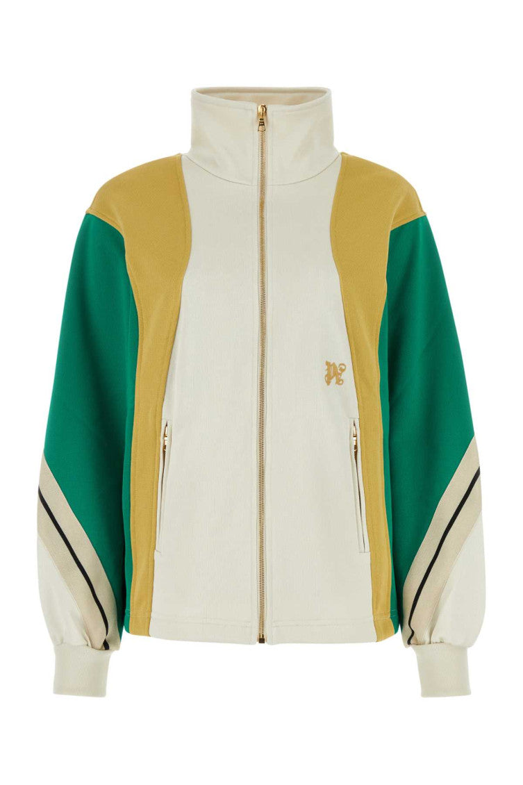 Multicolor polyester blend sweatshirt 1