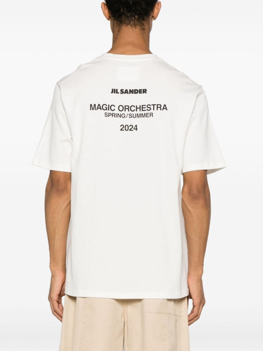 White Logo Detail T-Shirt 3