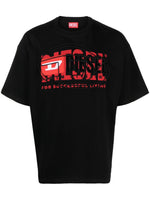 Black Logo Print T-Shirt 1