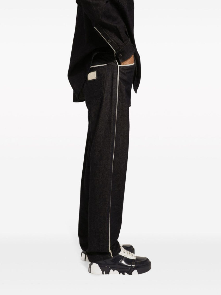 Black Straight Leg Denim 2