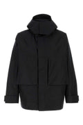 Black polyester jacket  1