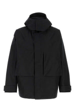 Black polyester jacket  1