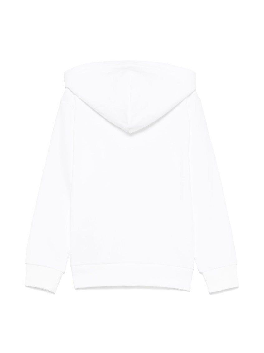 Boys White Logo Hoodie 2